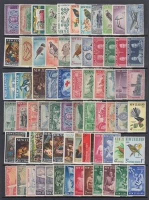新西兰 1930 年代/1970 年代系列 200 个不同完好全新无标签(ID:Silver2118) — 第 1/3 张图片