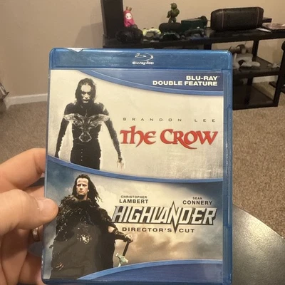 The Crow [1994] & Highlander: Director's Cut  Blu Ray. 2 Discs ! VG** - Image 1 of 2