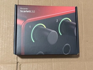 Focusrite - Scarlett 2i2 4th Generation Audio Interface - Red SEALED 4 Podcast - Picture 1 of 7