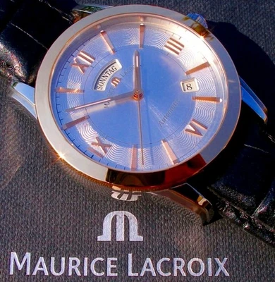 Elegante Maurice Lacroix - Pontos „DayDate“; Stahl-/18K-Massivgold - Bild 1 von 4