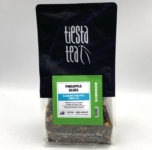 Blaubeere Ananas grüner Tee 16 Unzen wiederverschließbar Großpackung Beutel müheloses Brühen - Bild 1 von 5