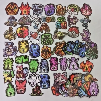 Stickers 100 piece anime dark pokemon stickers - Image 1 of 4
