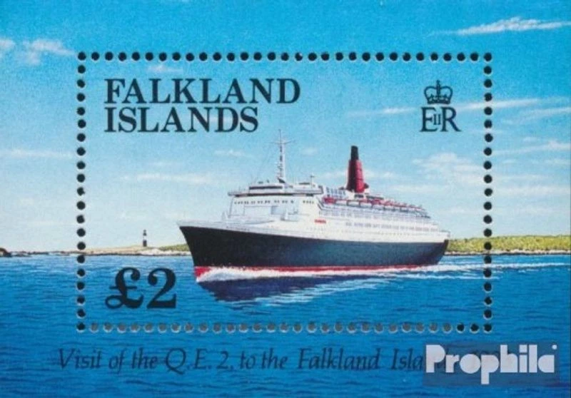 Timbres îles malouines 1993 Mi Bloc 10 (complète edition) oblitéré 1993 navire à - Photo 1/1