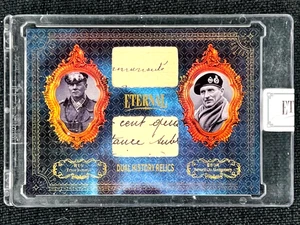 2024 Eternal Cuts Erwin Rommel Bernard Law Montgomery Dual Relics 69/75 - Picture 1 of 2