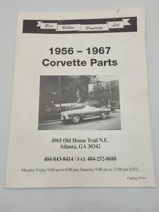 1956 Through 1967 Corvette Parts Blue Ribbon Products Catalog Atlanta GA #109.94 - Picture 1 of 4