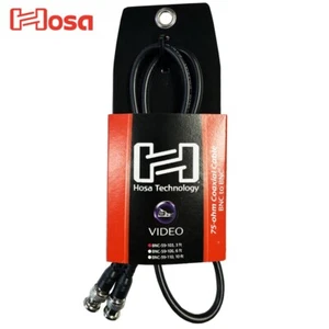 Hosa BNC-59-103 3FT BNC Male To Same RG-59 75 ohm Coaxial Cable - Picture 1 of 2