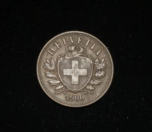 1900 B Switzerland 2 Rappen - Picture 1 of 6