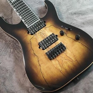 ESP E-II M-Seven 7 String Dark Brown Natural Burst Electric Guitar Used Product - Picture 1 of 11