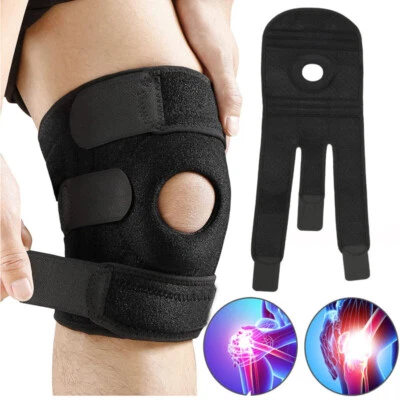 Knee Brace Compression Sleeve Support Patella Stabilizer Sport Joint Arthritis - Image 1 of 4