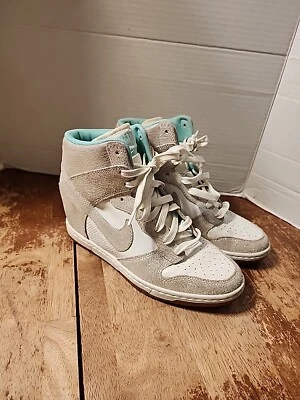 Nike Dunk Sky Hi NWM 12 San Francisco Metallic  574885 100 hidden wedge Sz 8.5 - Image 1 of 4