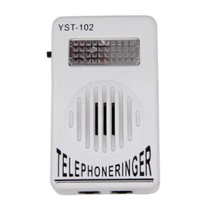 Extra-Loud Ringer Sound Telefon Wzmacniacz Stroboskopowy Światło Flasher Bell - Zdjęcie 1 z 1