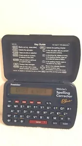FRANKLIN NCS-101 WEBSTER'S SPELLING CORRECTOR SPELL CHECK ROLODEX DATABANK - Picture 1 of 9