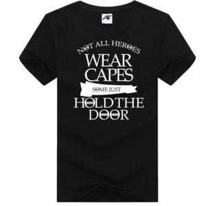 Not all Heroes Wear Capes Printed T-Shirt Top Womens Mens Boys Gym Tee - Picture 1 of 16