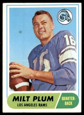 1968 Topps #104 Milt Plum (VG-VG+) - Image 1 of 2