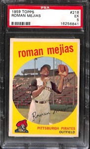 1959 TOPPS #218 ROMAN MEJIAS PSA 5 16256841