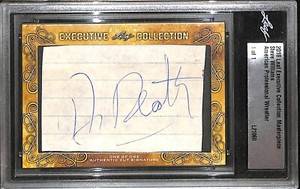 Dr Death Steve Williams Signed 2018 Leaf Executive Collection Masterpiece 1/1 #d