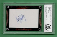 2017 HISTORIC AUTOGRAPHS SCRIPTS BILL LASKEY CUT AUTO BECKETT COA GIANTS EXPOS