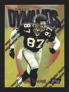 1997 Topps Finest Football #61 Bert Emanuel
