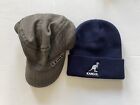 Kangol Unisex Multicolor Lot of 2 Beanie and Army Cap