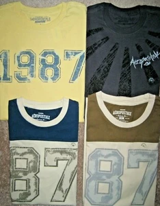 Camiseta de ajuste auténtico Aeropostale. Hombres. S,M,L,XL. manga corta. 100% algodón nuevo con etiquetas - Imagen 1 de 26