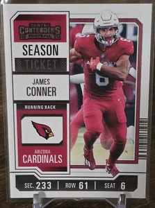 2023 Panini Contenders - Season Ticket #2 James Conner - Picture 1 of 2