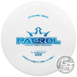 NEW Dynamic Discs Lucid Ice Patrol Midrange Golf Disc - COLORS WILL VARY - Picture 1 of 1