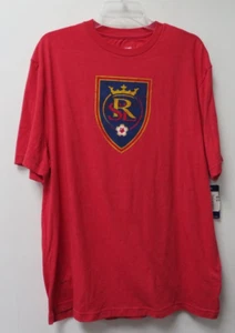 Mens MLS Real Salt Lake Short Sleeve Shirt Red Size XL NWT - Picture 1 of 5