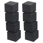 8Pcs 2" x 2" x 2" EVA Anti-Vibration Pads, Black