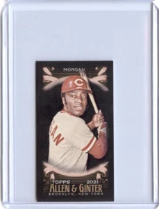 2021 Topps Allen and Ginter X Mini Black #209 Joe Morgan - Picture 1 of 1