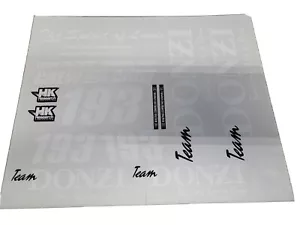 Team Donzi 193 Decals for boat for a cat or vee hull 193 r/c boat modeler - Picture 1 of 7
