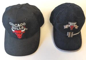 Vintage 1990s Chicago Bulls Hats - Picture 1 of 4
