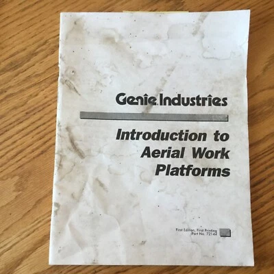Genie ВВЕДЕНИЕ В ВОЗДУШНЫЕ РАБОЧИЕ ПЛАТФОРМЫ РУКОВОДСТВО ПО ПОДЪЕМУ НОЖНИЧНОЙ СТРЕЛЫ 72144 - Изображение 1 из 3
