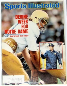 Sports Illustrated September 29, 1975 Rick Slager Devine Week for Notre Dame - Picture 1 of 2