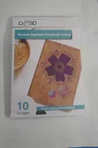OESD Embroidery Designs Collection #:12856USB "Reverse Applique Notebook Cover " - Picture 1 of 2