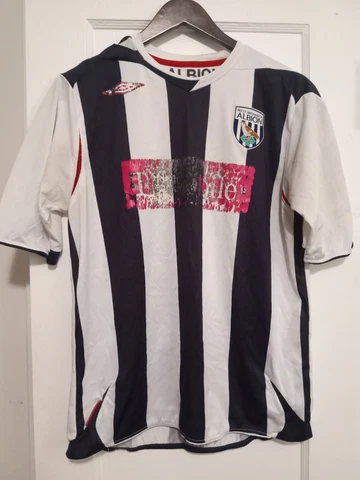 West Bromwich Albion Soccer Football Jersey Size Large Cover