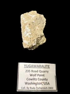 Yugawaralite, 235 Road Quarry, Wolf Point, Cowlitz Co, Washington - Picture 1 of 4