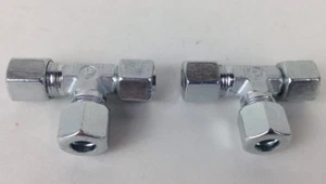 QTÀ 2 PARKER EMETO RACCORDO ACCIAIO DADO GIREVOLE CORSA TEE EL10LCF 10 MM SPEDIZIONE GRATUITA - Foto 1 di 4