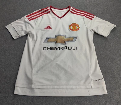 Camiseta Manchester United Juvenil L Blanca Adidas Fútbol Fútbol Climacool Fútbol Foto 1 de 4