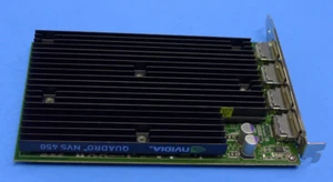 Nvidia Quadro NVS 450 Video Card 512MB 4 DisplayPort GDDR3 VCQ450NVS-X16 - Picture 1 of 6