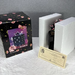 1998 Vandor Pink Panther Dice Cookie Jar New In Original Box Fleabite Chip - Picture 1 of 23