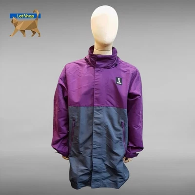 Qatar 2022 Fútbol Mundial Adidas Fútbol Hombre Parka Impermeable Chaqueta Talla M Foto 1 de 4