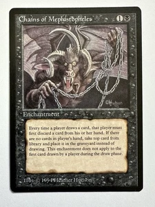 Chains of Mephistopheles - Magic The  Gathering Legends Rare LP Read Description - Picture 1 of 10