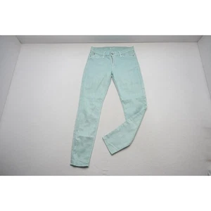 Pantaloni Hudson USA blu scale skinny elasticizzati donna taglia 29 x 31 - Foto 1 di 8