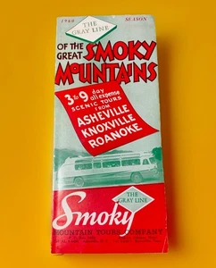 Folleto Great Smoky Mountain Tours The Gray Line 1960 - Imagen 1 de 8
