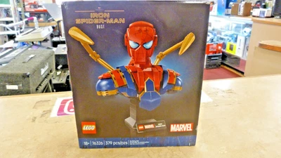 LEGO Marvel Iron Spider-Man Bust Collectible - Building Kit 76326 - Image 1 of 4