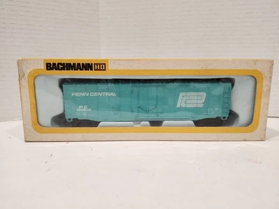 Vintage Bachmann HO Penn Central Railroad Freight Box Car HO Scale Train Model - Image 1 of 4