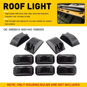 10x Cab Roof Marker Light Housing Smoked 25809312 For 2003-2009 Hummer H2/SUT ER - Picture 1 of 19
