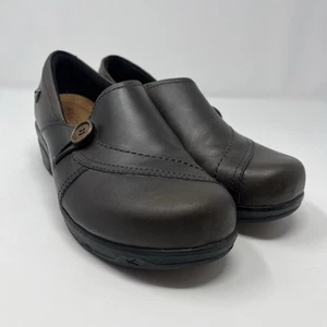 KEEN Mora Clogs Women's Brown Slip-On Shoes Leather Comfort Size 7.5 - Picture 1 of 8