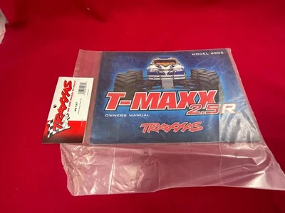 VINTAGE TRAXXAS 5197 T-MAXX 2.5R (4902) OWNERS ASSEMBLY MANUAL directions SEALED - Image 1 of 2