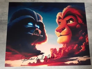 JAMES EARL JONES STAR WARS LION KING SIGNED 10X8 AUTOGRAPHED STUNNING PHOTOREAL - Picture 1 of 2